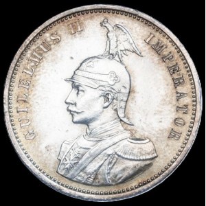 German East Africa. 1900 1 Rupie Silver
