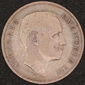 Italy. 1906 R 1 Lira Silver
