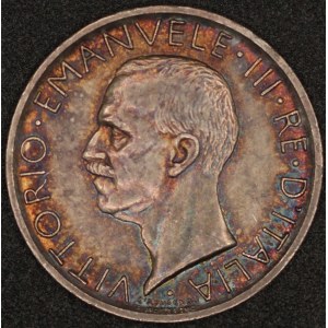 Italy. 1927 5 Lire Silver