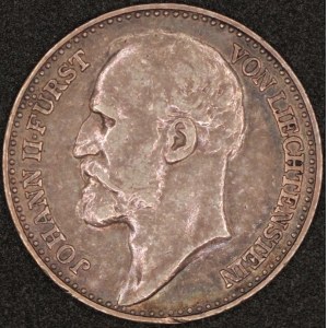 Liechtenstein. 1900 1 Krone Silver