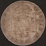 Malay Archipelago. 1803 8 Reales Mexico City Mo FM - Unidentified Countermark Silver