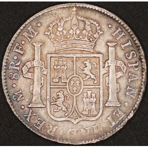 Mexico. 1799 8 Reales Mo FM Carlos IIII Silver