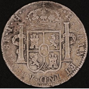 Mexico. 1804 8 Reales Mo FM Carlos IIII Silver