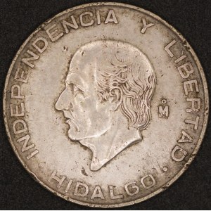 Mexico. 1957 5 Pesos Silver