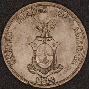 Philippines. 1944 S 1/2 Dollar Silver