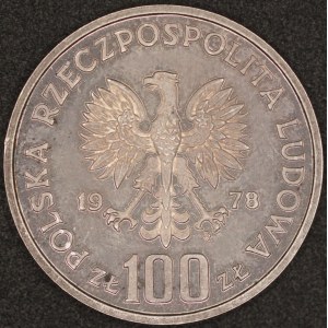 Poland. 1978 100 Zlotych Proba Interkosmos '78 Silver