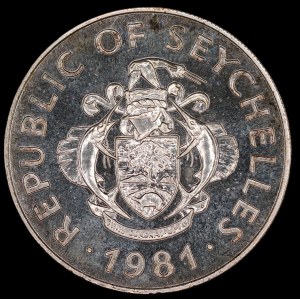 Seychelles. 1981 100 Rupees FAO Silver