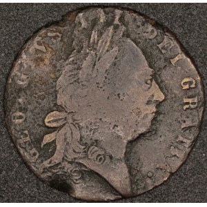 United Kingdom. 1760s Contemporary Counterfeit of a Spade Guinea in Copper