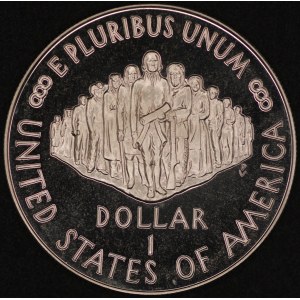 United States of America. 1987 1 Dollar Constitution Silver