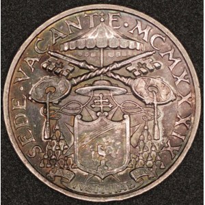 Vatican. 1939 5 Lire - Sede Vacante - Silver