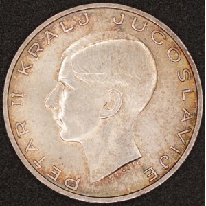 Yugoslavia. 1938 20 Dinara Silver
