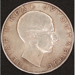 Yugoslavia. 1938 50 Dinara Silver