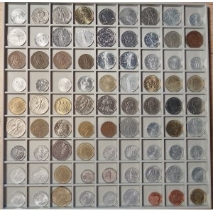 Vatican. 1933-2012 Tray of 81 Coins - Many Scarce Types