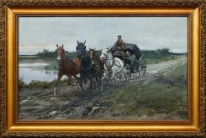 Czesław WASILEWSKI, POWÓZ NA BŁOTNISTEJ DRODZE
