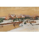 Michał GORSTKIN WYWIÓRSKI, WIDOK JUTROSINA, 1908