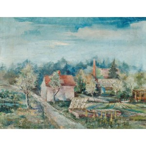LANDSCHAFT MIT INSPEKTORATEN, 1942