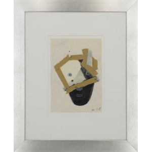 Stasys EIDRIGEVICIUS (b. 1949), Black and gray mask, 1994