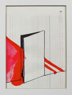Jan BERDYSZAK (1934 - 2014), Szkic do serii: Powłoki, 1997