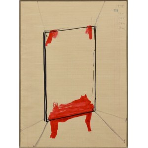 Jan BERDYSZAK (1934 - 2014), Sketch for the series: Coatings, 1998