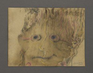 Józef SZAJNA (1922-2008), Głowacz, z serii: Gęby i Maski, 2002