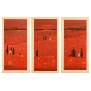 Katarzyna ZWOLIŃSKA (b. 1972), Triptych – Tuscany, 2012