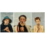 Wlastimil Hofman (1881 Prague - 1970 Szklarska Poreba), Triptych - Prayer, 1918.