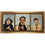 Wlastimil Hofman (1881 Prague - 1970 Szklarska Poreba), Triptych - Prayer, 1918.