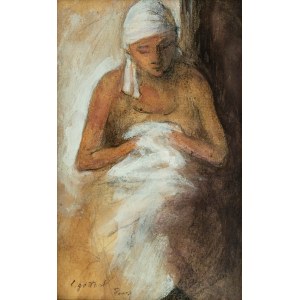 Leopold Gottlieb (1879 Drohobytsch - 1934 Paris), Sitzende Frau