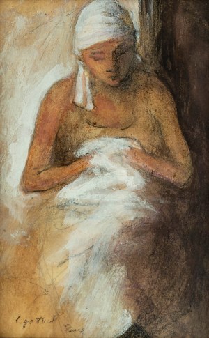 Leopold Gottlieb (1879 Drohobycz - 1934 Paryż), Siedząca kobieta