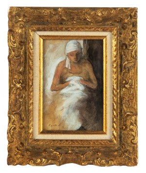 Leopold Gottlieb (1879 Drohobycz - 1934 Paryż), Siedząca kobieta