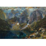Stanisław Gałek (1876 Mokrzyska - 1961 Zakopane), View of Morskie Oko