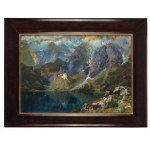 Stanisław Gałek (1876 Mokrzyska - 1961 Zakopane), View of Morskie Oko