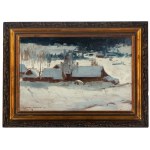 Bronisława Rychter-Janowska (1868 Kraków - 1953 there), Zakopane - Cottages in the snow under the sun, 1922.