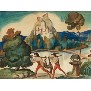 Władysław Skoczylas (1883 Wieliczka - 1934 Warszawa), Powrót z polowania