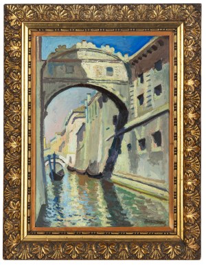Stanisław Kamocki (1875 Warszawa - 1944 Zakopane), Wenecja - Ponte dei Sospiri