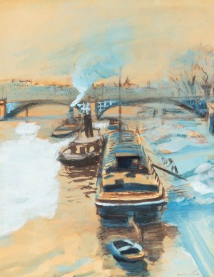 Rajmund Kanelba (1897 Warszawa - 1960 Londyn), Pont des Arts w Paryżu