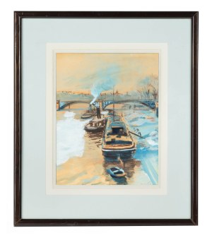 Rajmund Kanelba (1897 Warszawa - 1960 Londyn), Pont des Arts w Paryżu