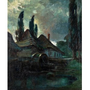 Józef Jan Piotrowski (1878 Kraków-1944 Kraków), Stary młyn, ok. 1906 r.