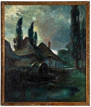 Józef Jan Piotrowski (1878 Kraków-1944 Kraków), Stary młyn, ok. 1906 r.