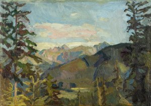 Stanisław Kamocki (1875 Warszawa - 1944 Zakopane), Widok na Tatry