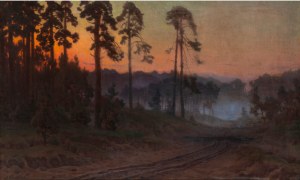 Jan Grubiński (1874 Warszawa - 1945 Rabka Zdrój), Po zachodzie słońca
