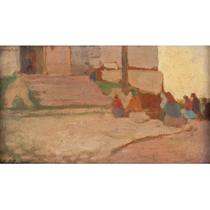 Włodzimierz Błocki (1885-1921), Przed kościołem