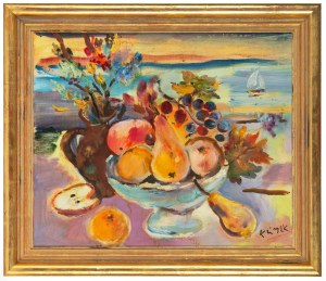 Ludwik Klimek (1912 Skoczów - 1992 Nicea), Owoce na plaży