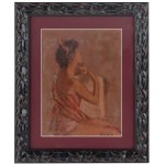 Bencion (Benn) Rabinowicz (1905 Bialystok - 1989 Paris), Fille assise sur une chaise
