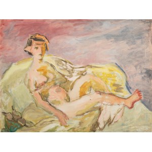 Henryk Gotlib (1890 Kraków - 1966 South Godstone), Woman on a couch