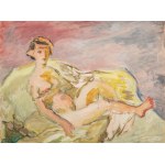 Henryk Gotlib (1890 Kraków - 1966 South Godstone), Kobieta na kanapie