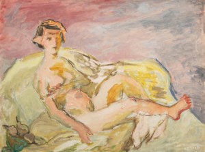 Henryk Gotlib (1890 Kraków - 1966 South Godstone), Kobieta na kanapie