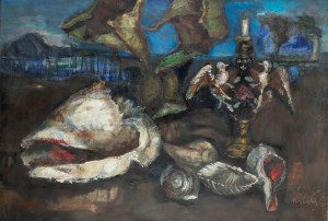 Wanda Wedecka (1919 Homel - 2011 Warszawa), Martwa natura, 1967 r.
