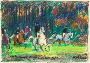 Józef Korolkiewicz (1902 -1988), Przejażdzka, 1983 r.