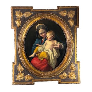 ANONIMO, Virgin Mary and the Infant Jesus